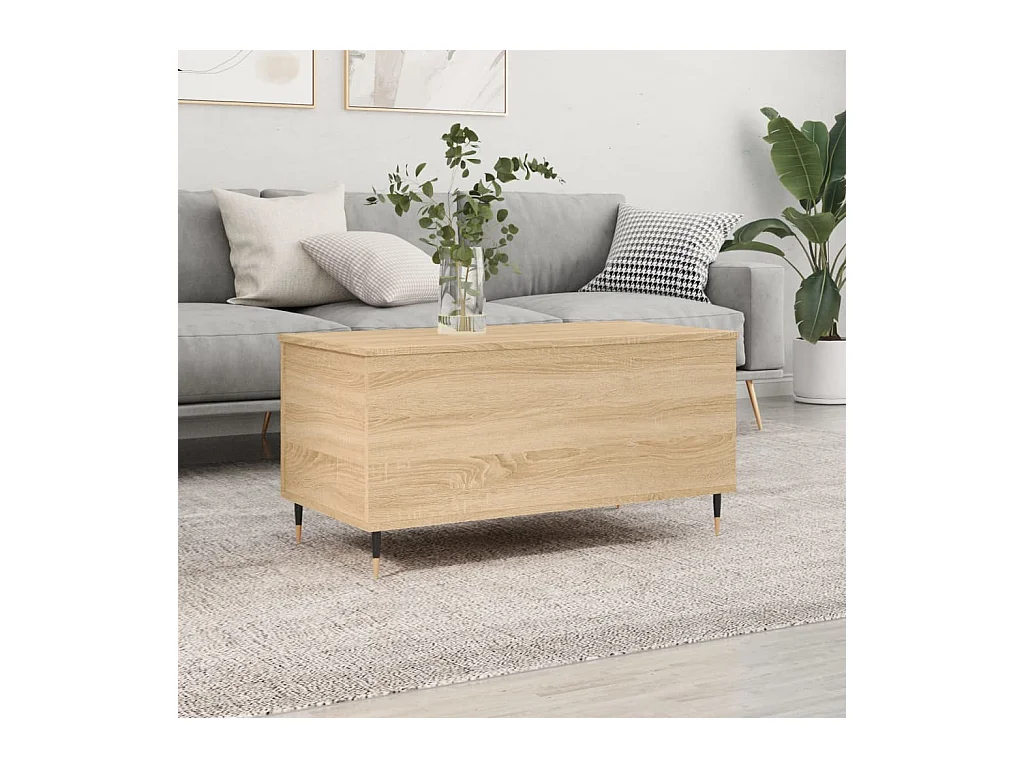 Couchtisch Sonoma-Eiche 90x44,5x45 cm Holzwerkstoff