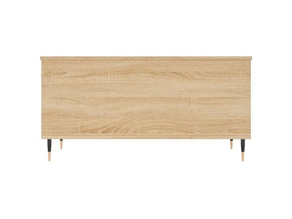 Salontafel 90x44,5x45 cm bewerkt hout sonoma eikenkleurig
