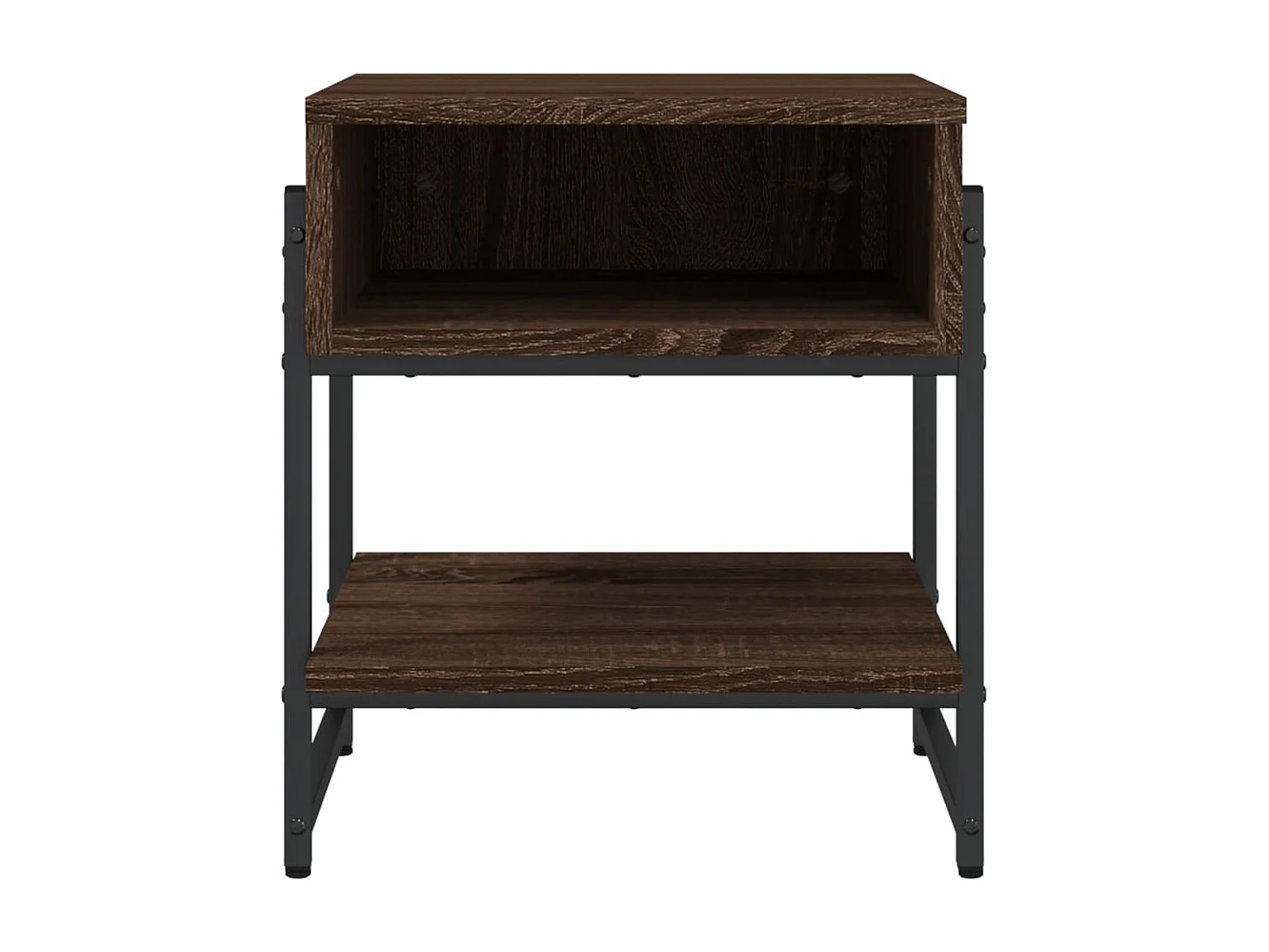 Mesa de centro 40x40x45 cm derivados madeira carvalho castanho