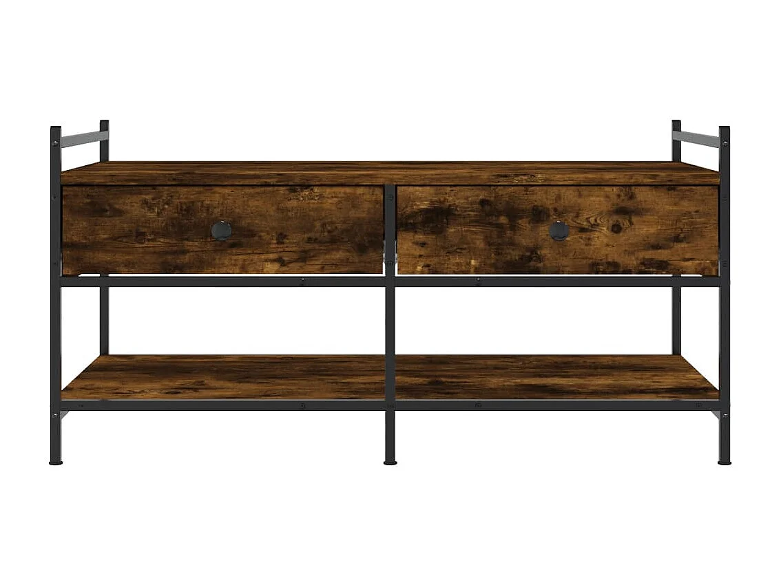 Couchtisch Räuchereiche 99x50x50 cm Holzwerkstoff