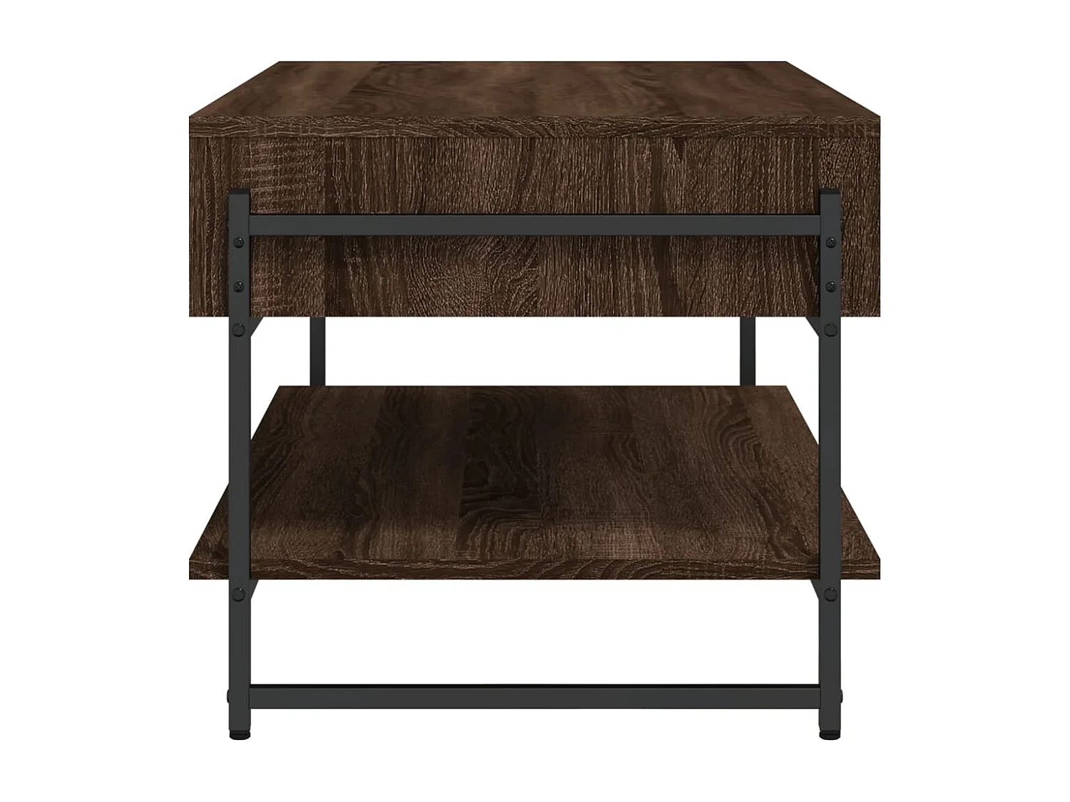 Table basse chêne marron 90x50x45 cm bois d'ingénierie