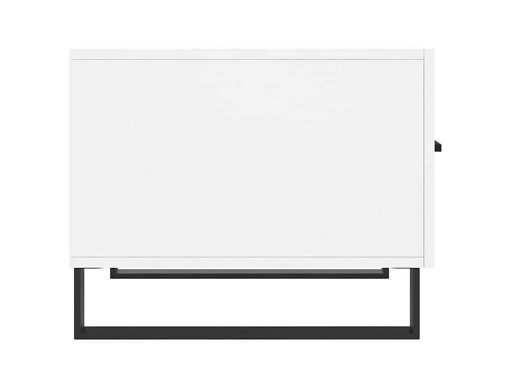 Salontafels 2 st 50x50x40 cm bewerkt hout wit