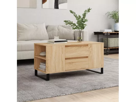 Kauf Unique Couchtisch Sonoma-Eiche 102x44,5x50 cm Holzwerkstoff