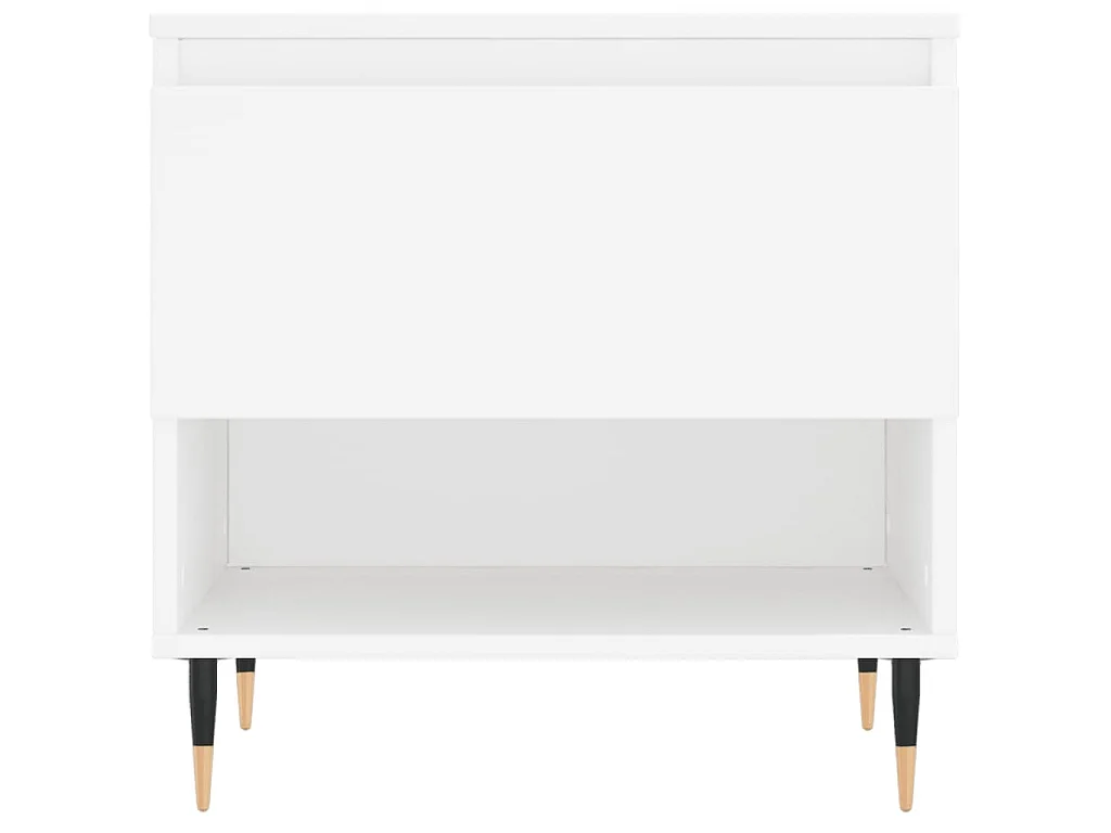 Salontafels 2 st 50x46x50 cm bewerkt hout wit