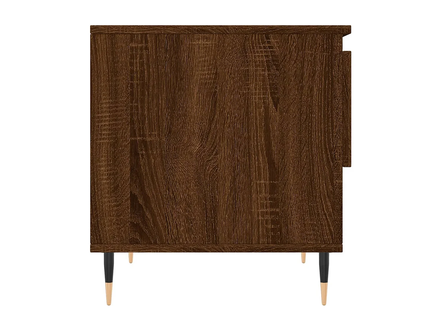 Table basse chêne marron 50x46x50 cm bois d'ingénierie