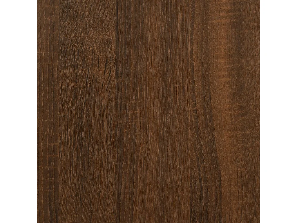 Table basse chêne marron 50x46x50 cm bois d'ingénierie
