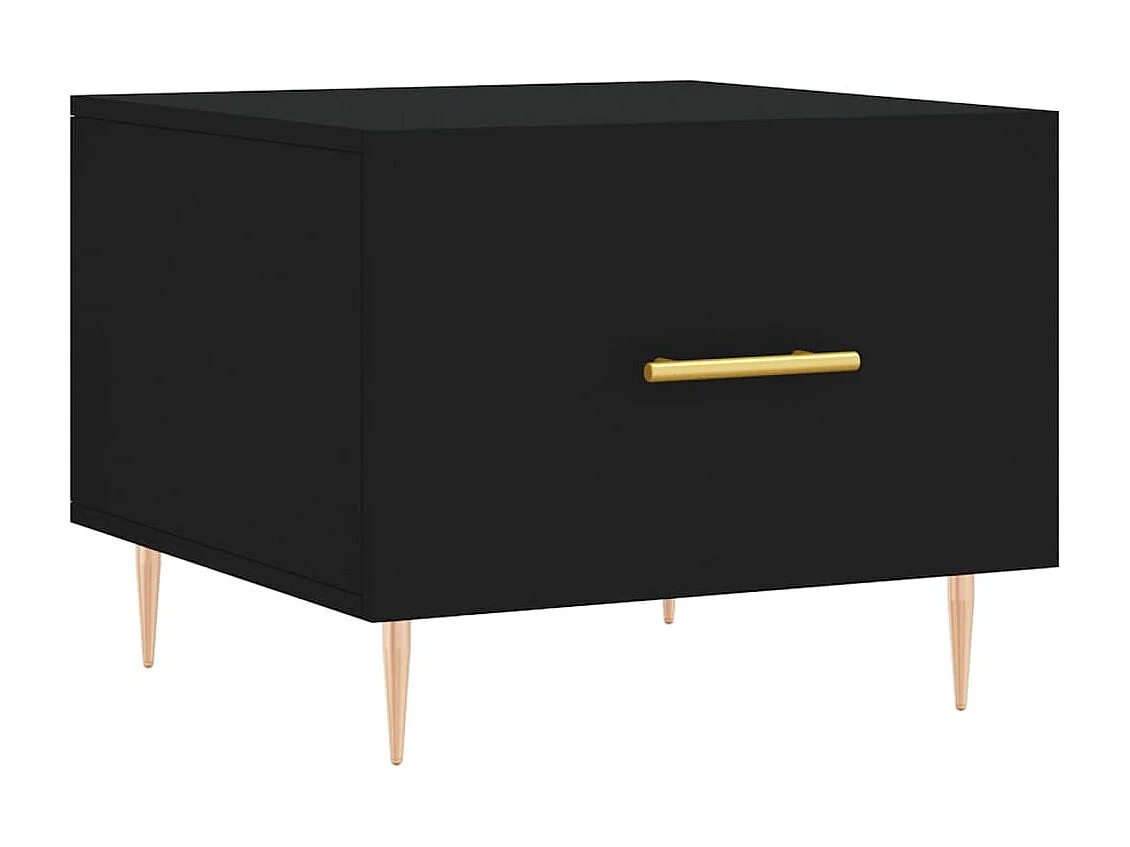 Couchtische 2 Stk. Schwarz 50x50x40 cm Holzwerkstoff
