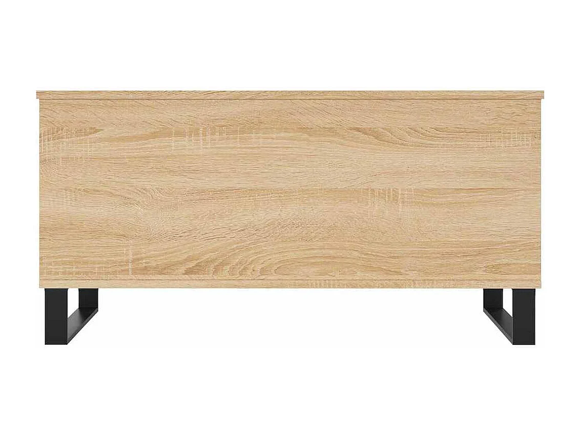Salontafel 90x44,5x45 cm bewerkt hout sonoma eikenkleurig