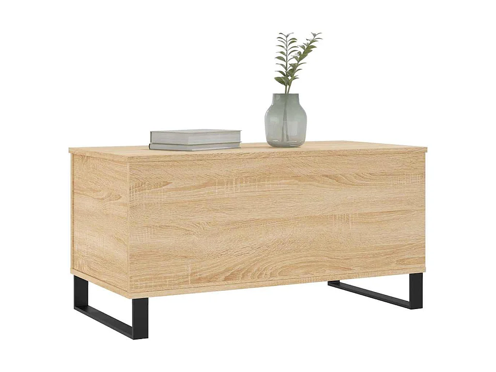 Table basse Chêne sonoma 90x44,5x45 cm Bois d'ingénierie