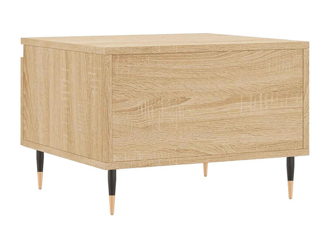 Tavolini Salotto 2pz Rovere Sonoma 50x46x35cm Legno Multistrato