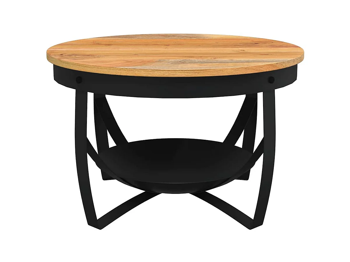 Table basse Ø68x43 cm Bois d'acacia solide