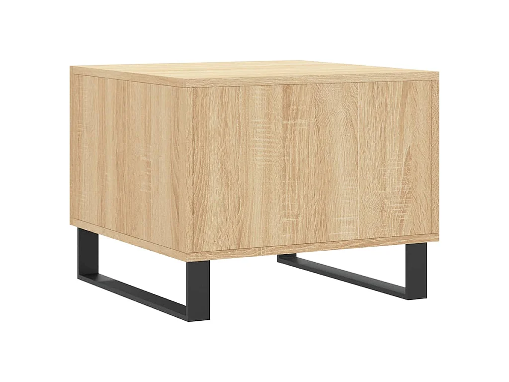 Tavolini Salotto 2pz Rovere Sonoma 50x50x40cm Legno Multistrato
