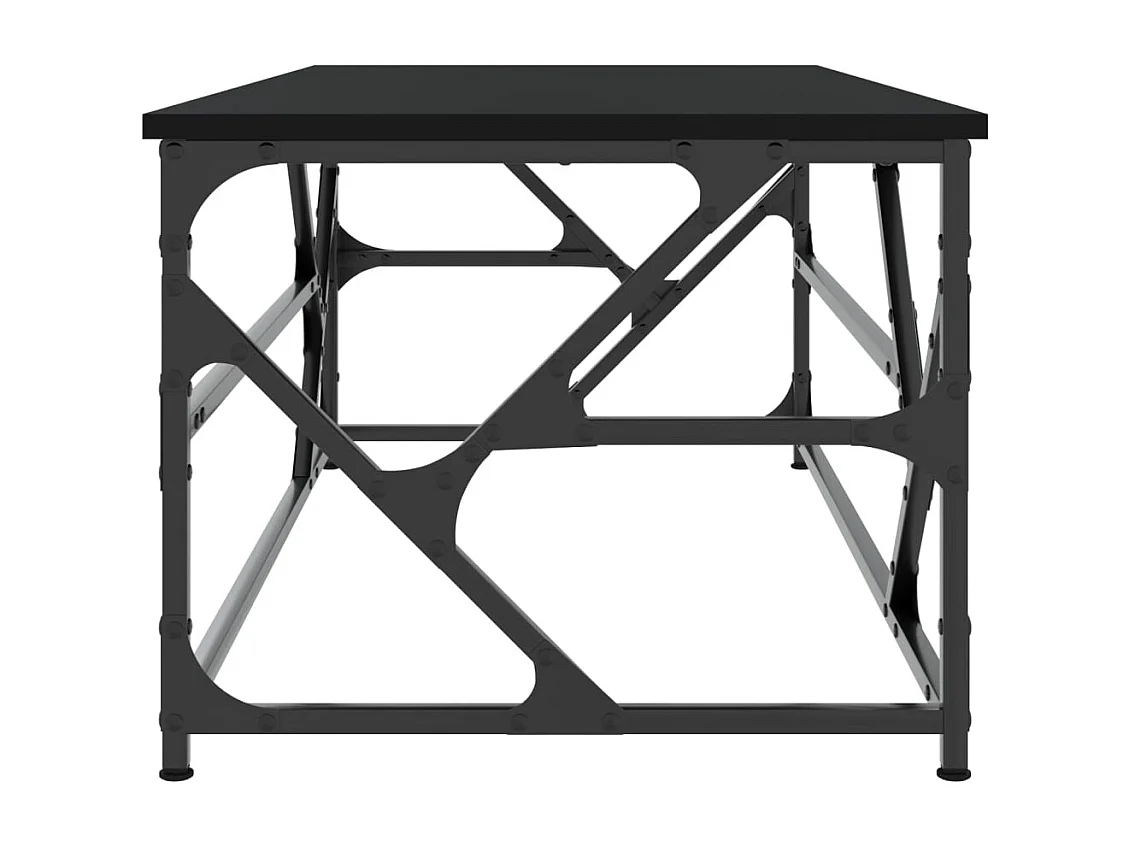 Mesa de centro 100x50x40 cm derivados de madeira preto