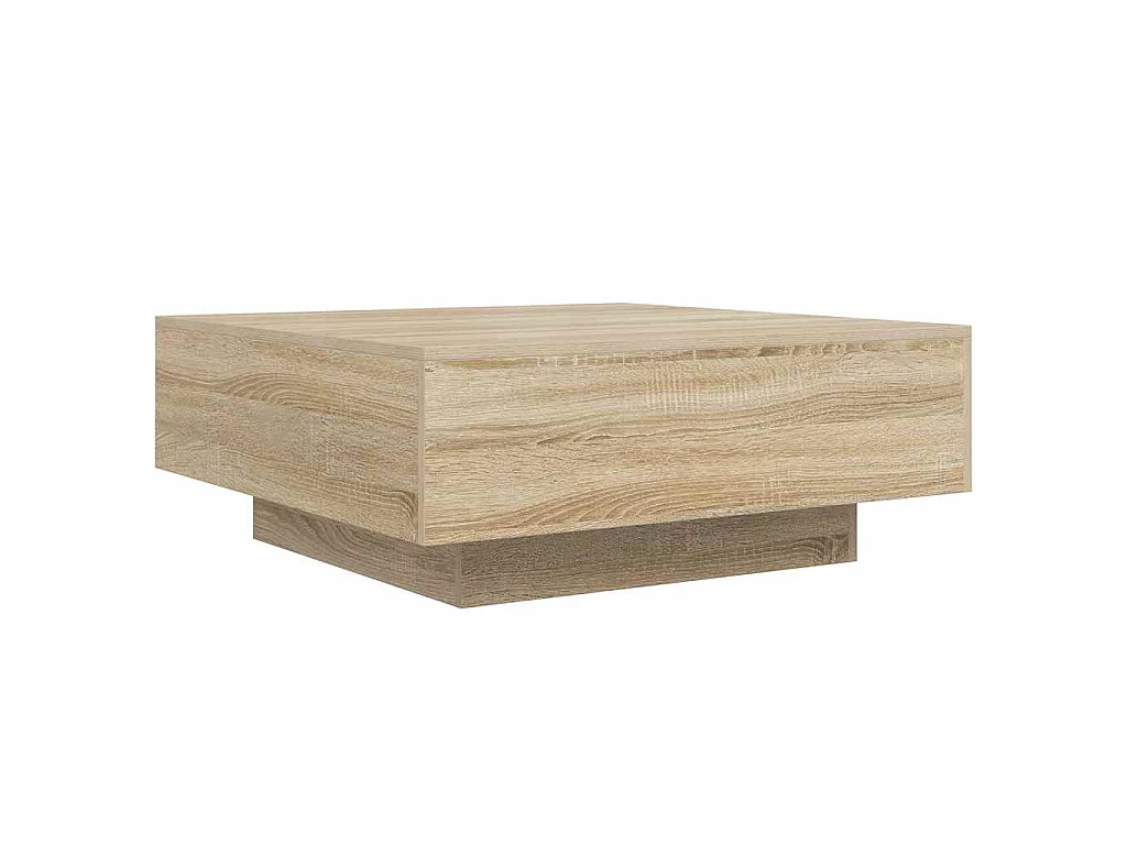 Mesa de centro 80x80x31 cm contraplacado carvalho sonoma