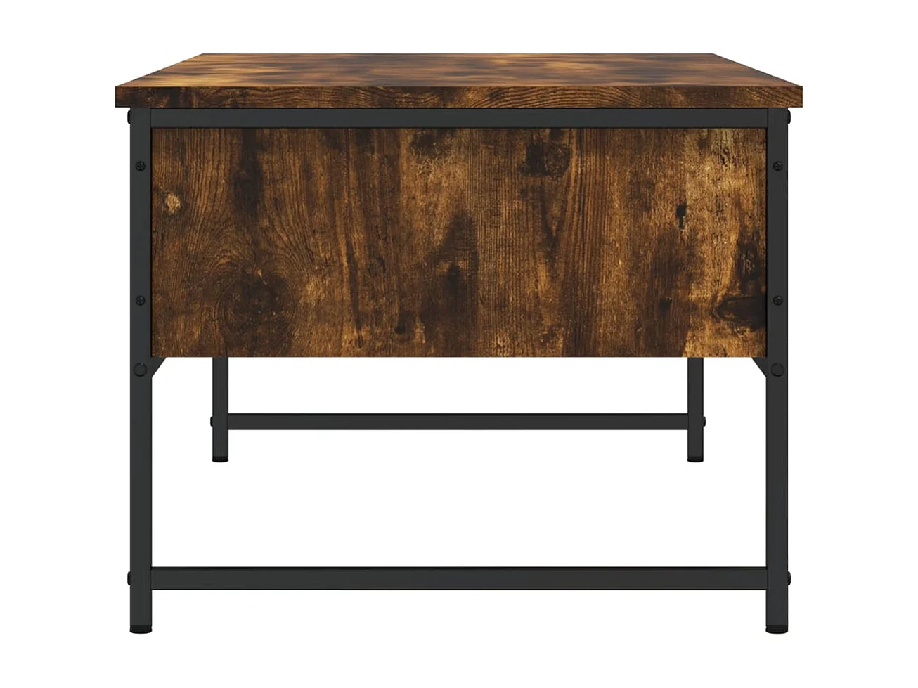 Tavolino da Salotto Rovere Fumo 101x49x39,5cm Legno Multistrato