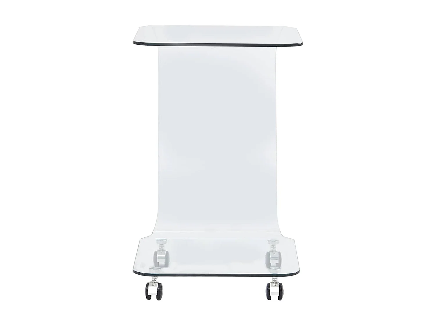 Table basse 45x40x63 cm Verre trempé