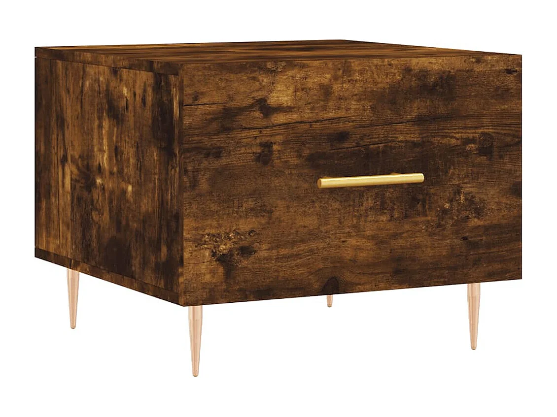 Couchtische 2 Stk. Räuchereiche 50x50x40 cm Holzwerkstoff
