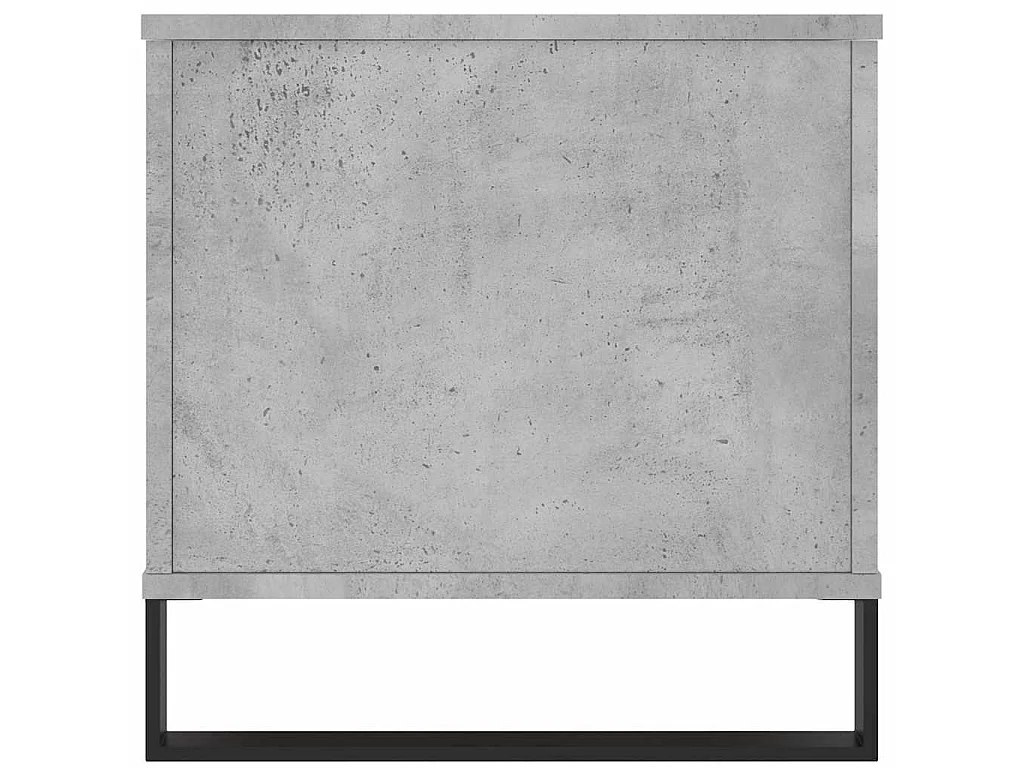 Tavolino Salotto Grigio Cemento 90x44,5x45 cm Legno Multistrato