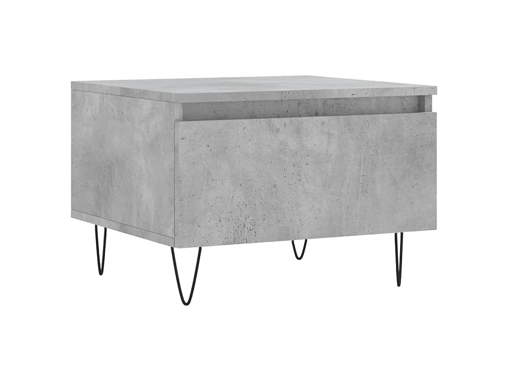 Tables basses 2 pcs gris béton 50x46x35 cm bois d'ingénierie