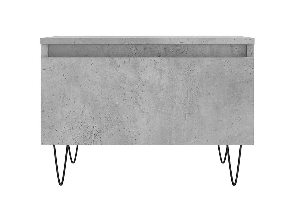 Tables basses 2 pcs gris béton 50x46x35 cm bois d'ingénierie