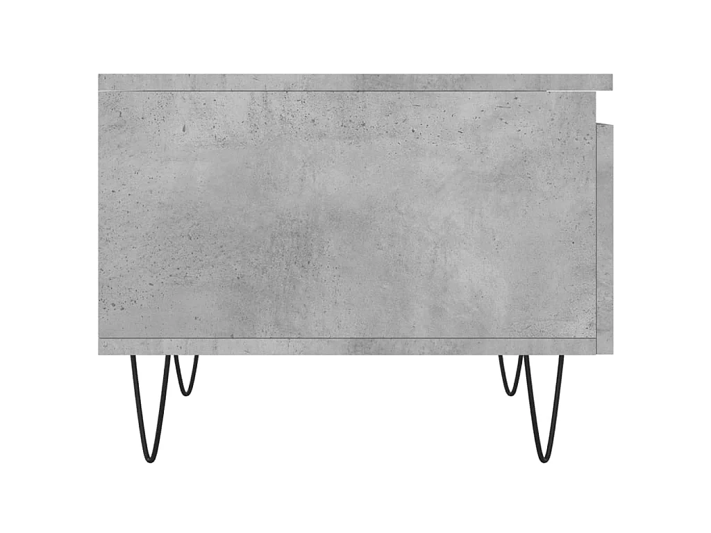 Tables basses 2 pcs gris béton 50x46x35 cm bois d'ingénierie