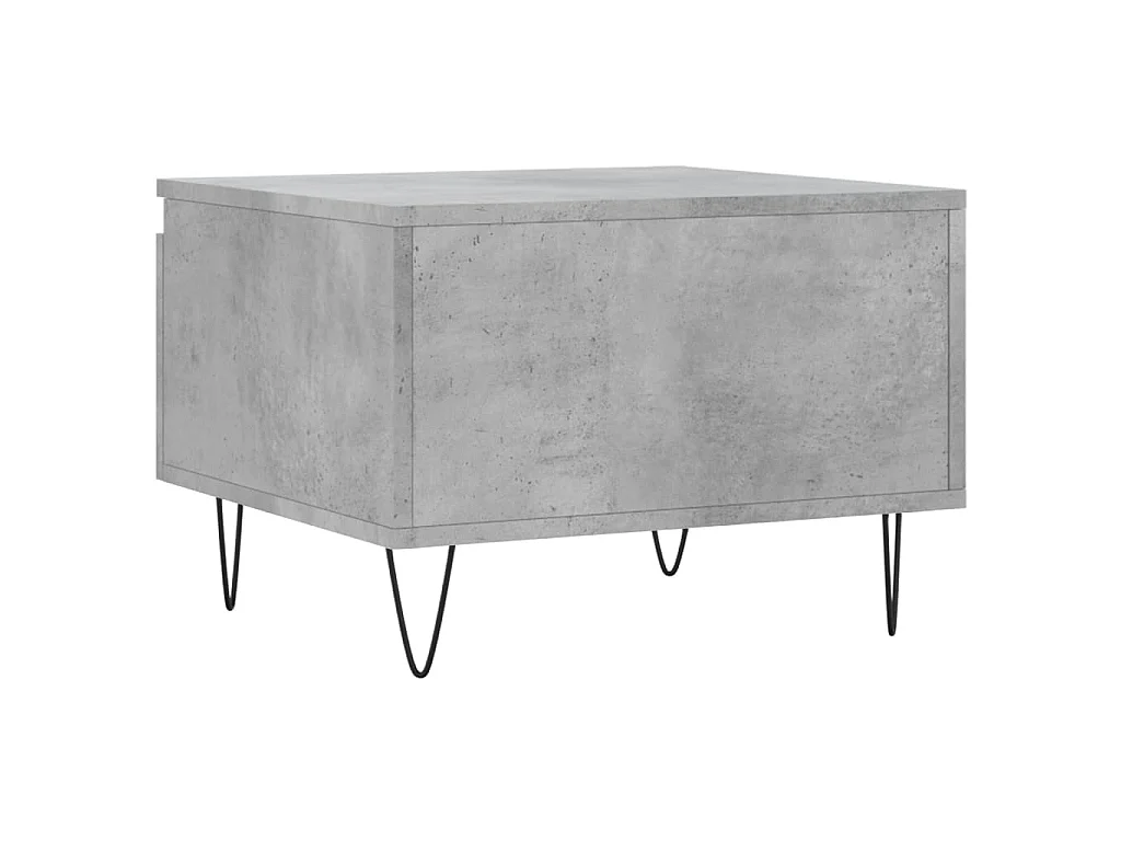 Tables basses 2 pcs gris béton 50x46x35 cm bois d'ingénierie