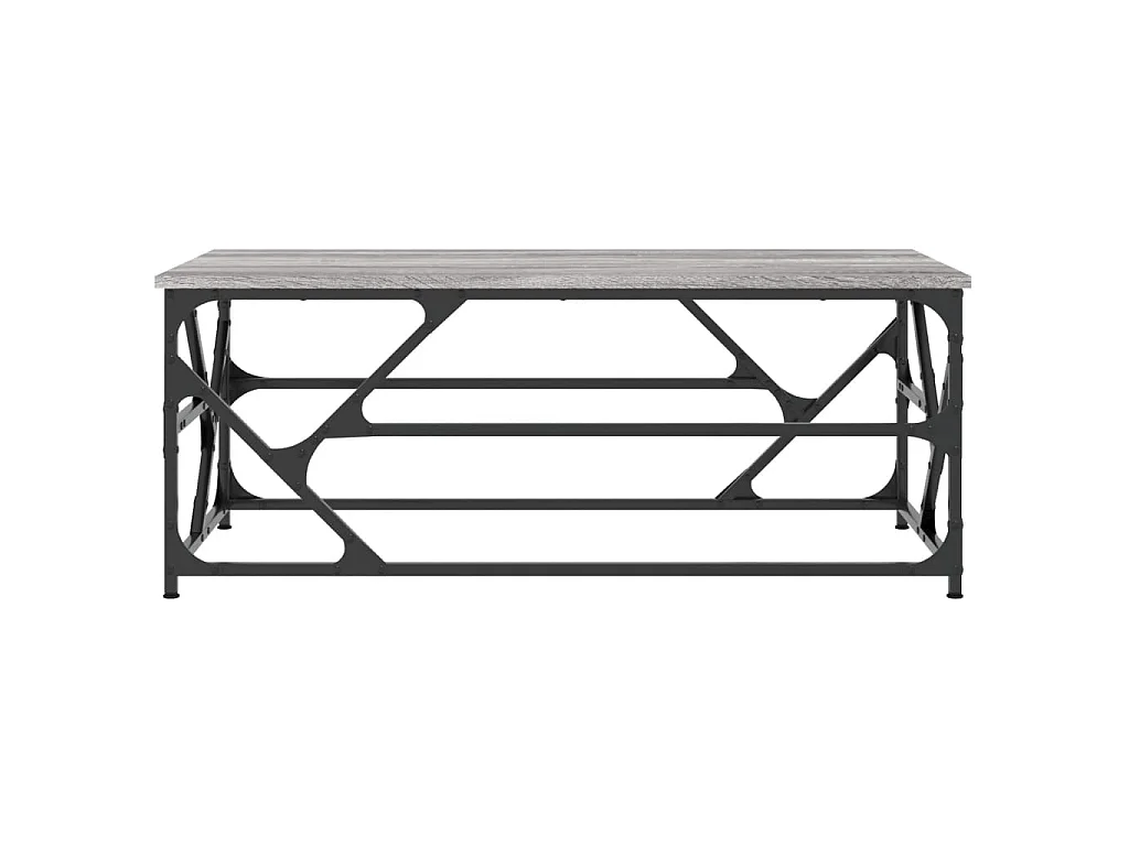 Table basse Sonoma gris 100x50x40 cm Bois d'ingénierie
