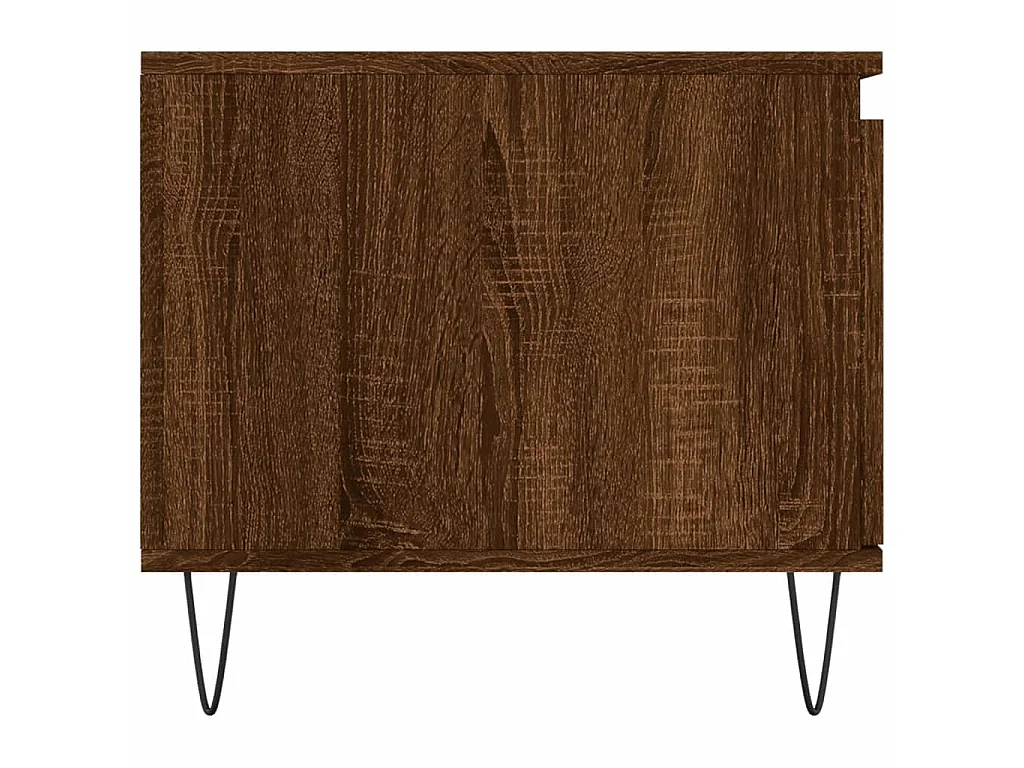 Table basse Chêne marron 100x50x45 cm Bois d'ingénierie