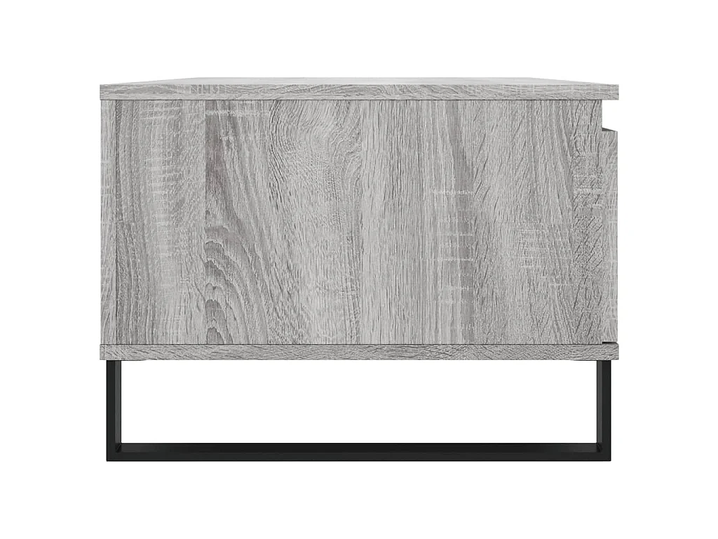 Salontafel 90x50x36,5 cm bewerkt hout grijs sonoma