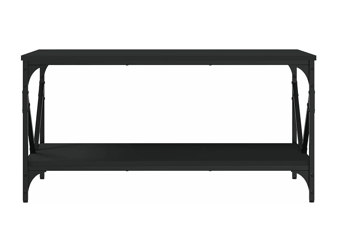 Couchtisch Schwarz 90x50x45 cm Holzwerkstoff