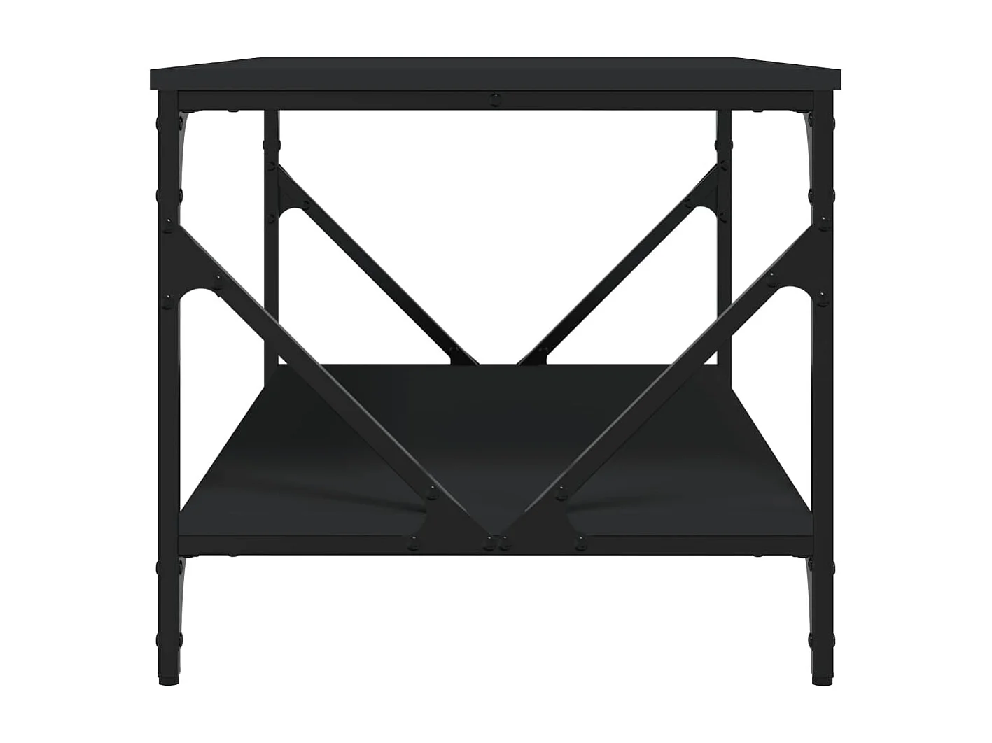 Couchtisch Schwarz 90x50x45 cm Holzwerkstoff