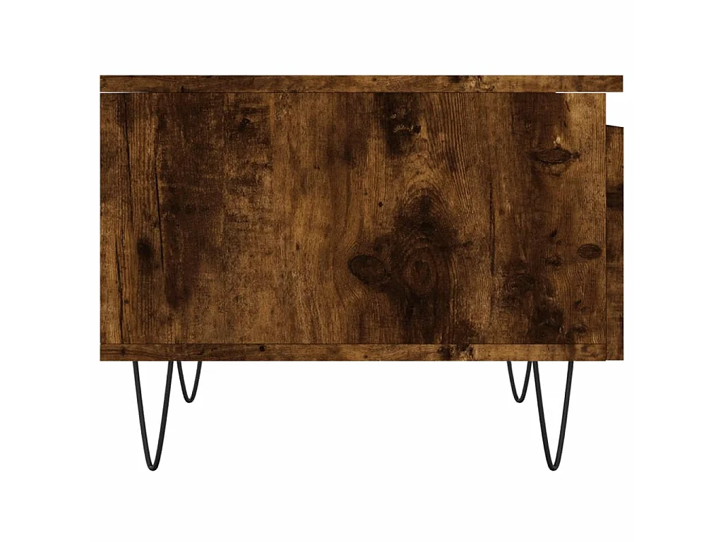 Tables basses 2 pcs chêne fumé 50x46x35 cm bois d'ingénierie