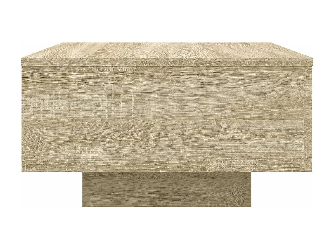 Salontafel 55x55x31 cm bewerkt hout sonoma eikenkleurig