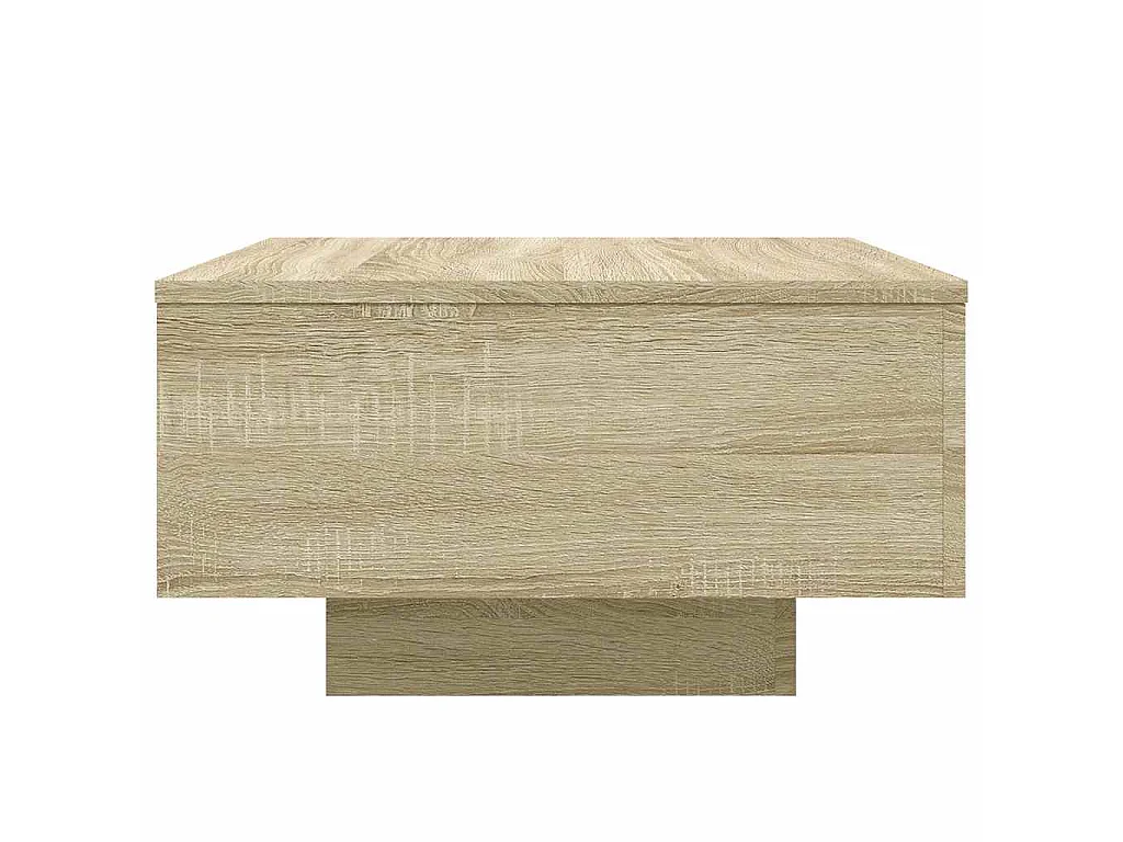 Table basse chêne sonoma 55x55x31 cm bois d'ingénierie