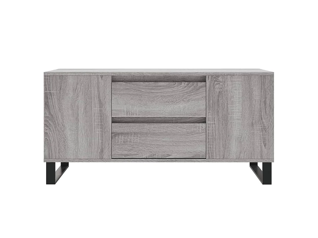 Table basse sonoma gris 102x44,5x50 cm bois d'ingénierie