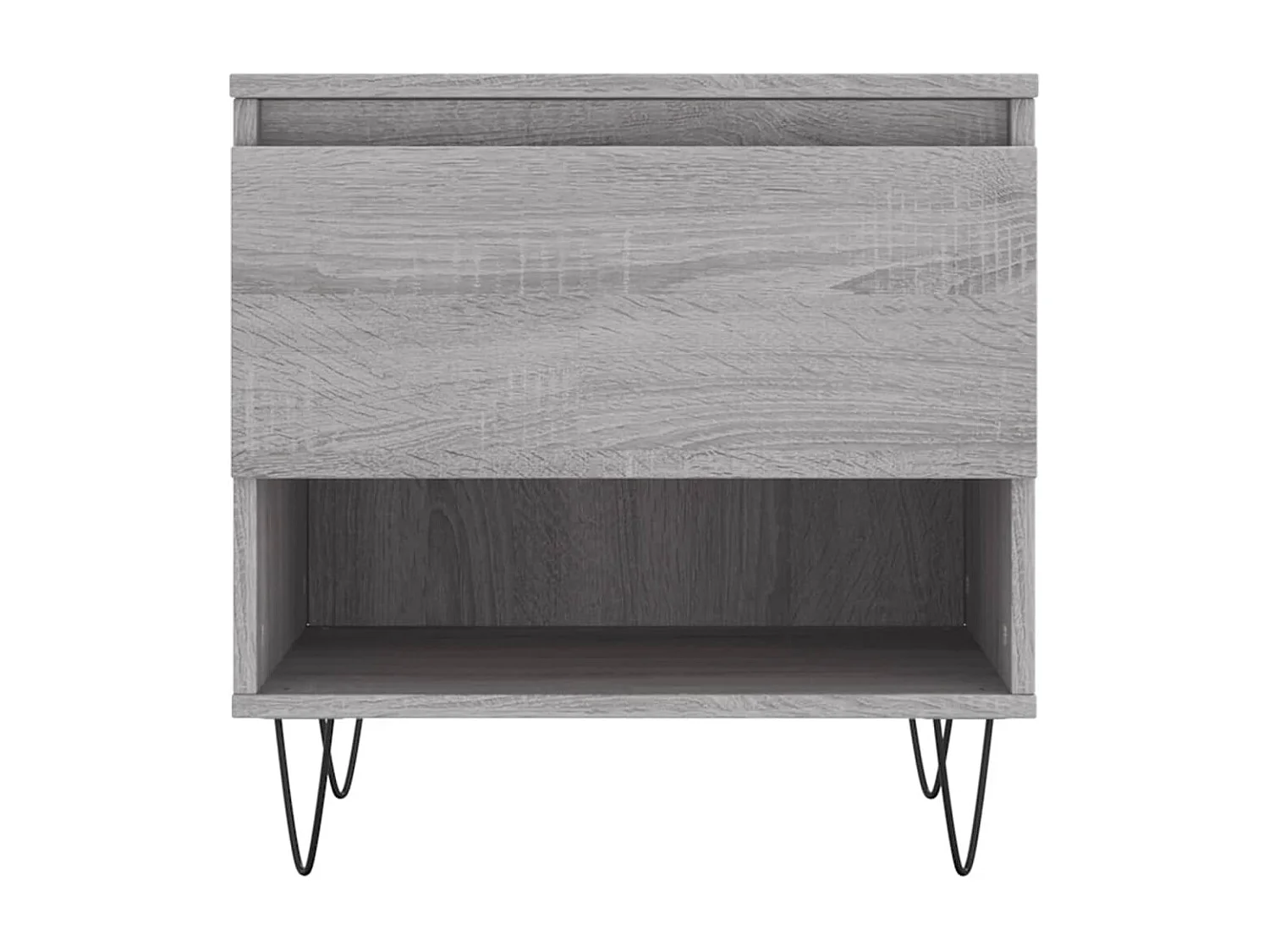 Tables basses 2 pcs sonoma gris 50x46x50 cm bois d'ingénierie