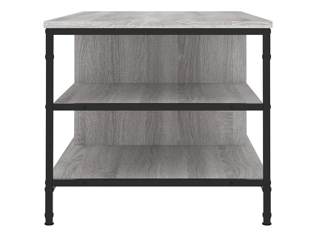 Table basse Sonoma gris 100x50x45 cm Bois d'ingénierie