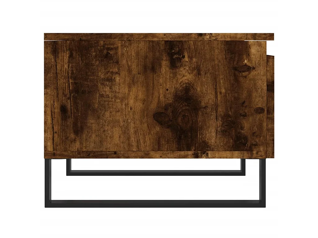 Tables basses 2 pcs chêne fumé 50x46x35 cm bois d'ingénierie