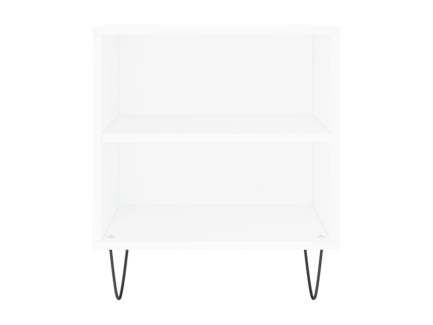 Tavolino da Salotto Bianco 102x44,5x50 cm in Legno Multistrato
