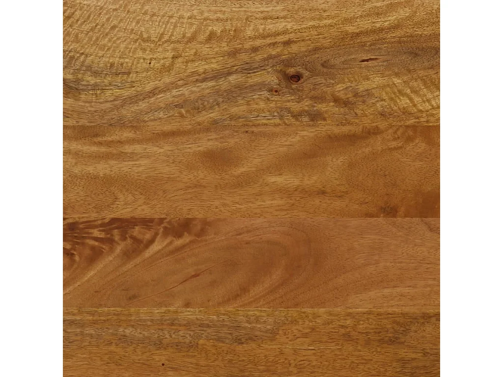 Banc 160x40x45 cm bois massif de manguier et fer