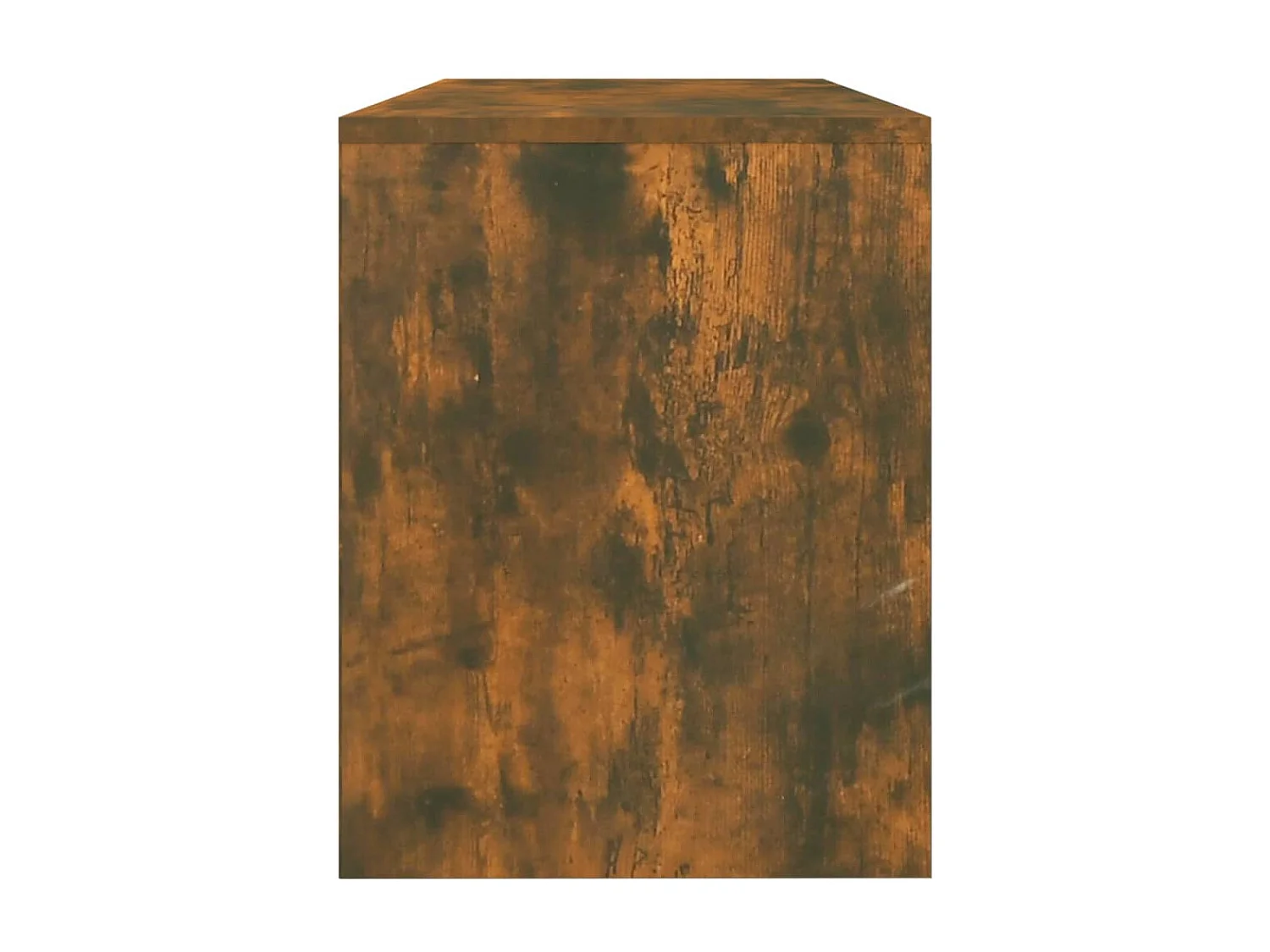 Sgabello da Toeletta Rovere Fumo 70x35x45 cm Legno Multistrato