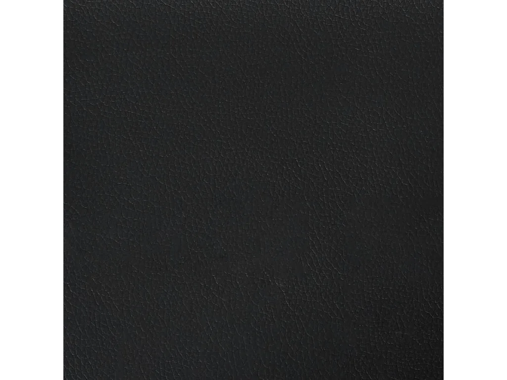 Sitzbank mit Rückenlehne Schwarz 112x65,5x75 cm Kunstleder