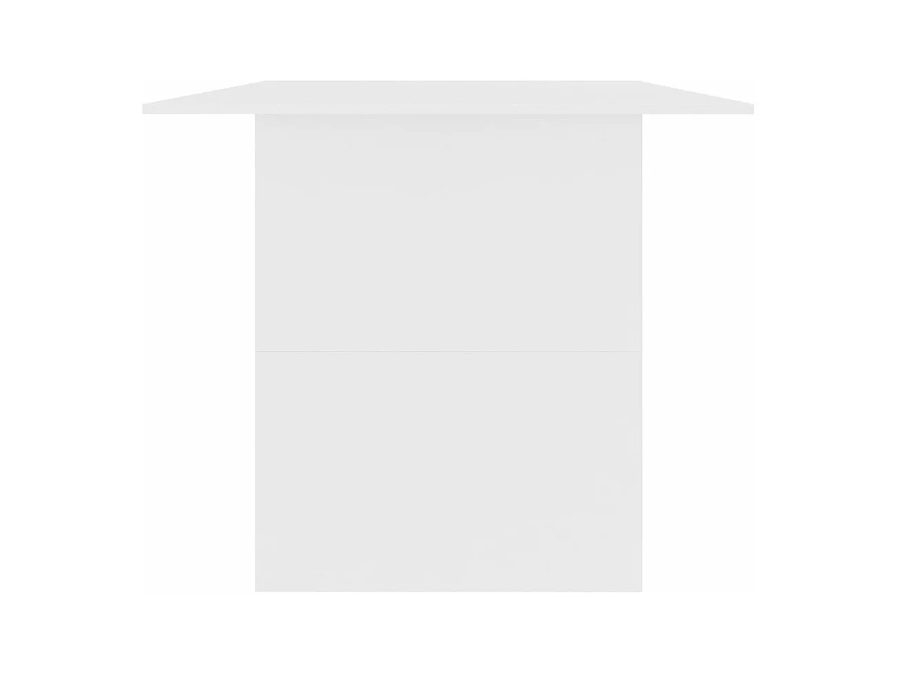 Table à manger Blanc 180x90x76 cm Bois d’ingénierie