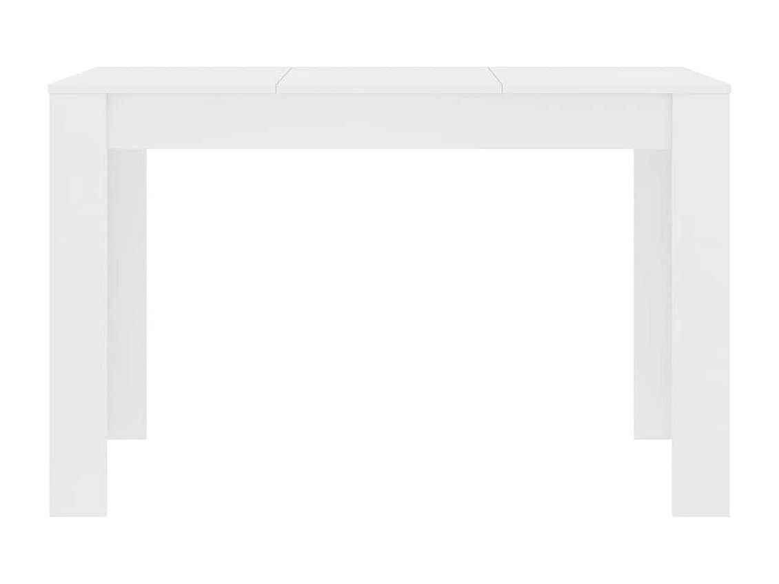 Table à manger Blanc 120x60x76 cm Bois d'ingénierie