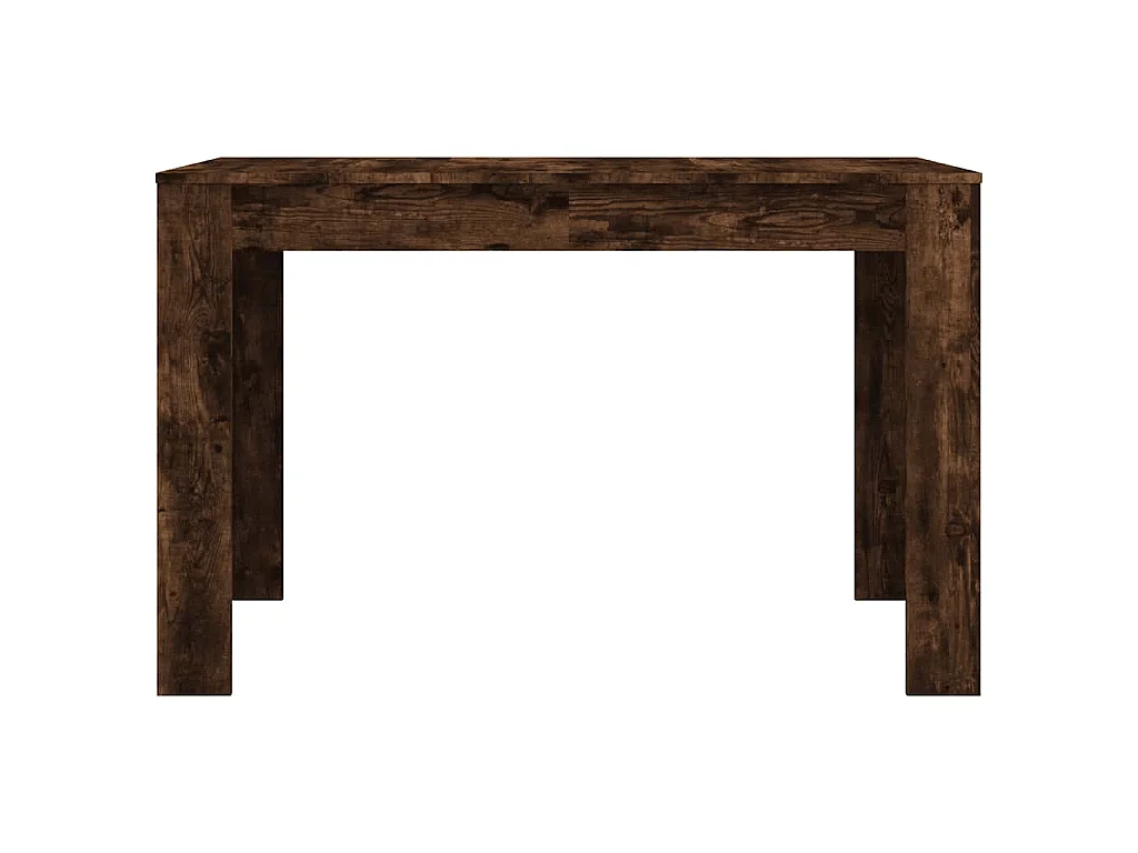 Table à dîner chêne fumé 120x60x76 cm bois d'ingénierie