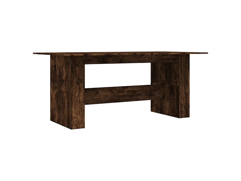 Tavolo da Pranzo Rovere Fumo 180x90x76 cm Legno Multistrato