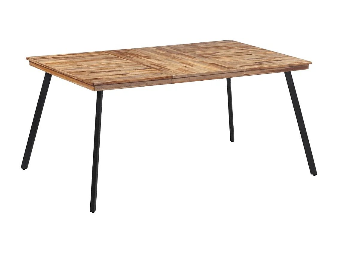 Table à manger 169x98,5x76 cm bois massif de teck