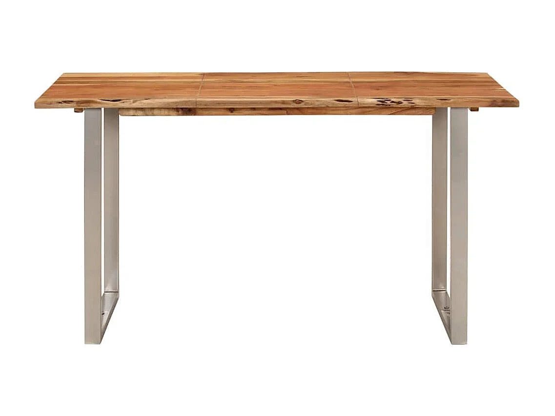 Table de salle à manger 140x70x76 cm Bois d'acacia solide