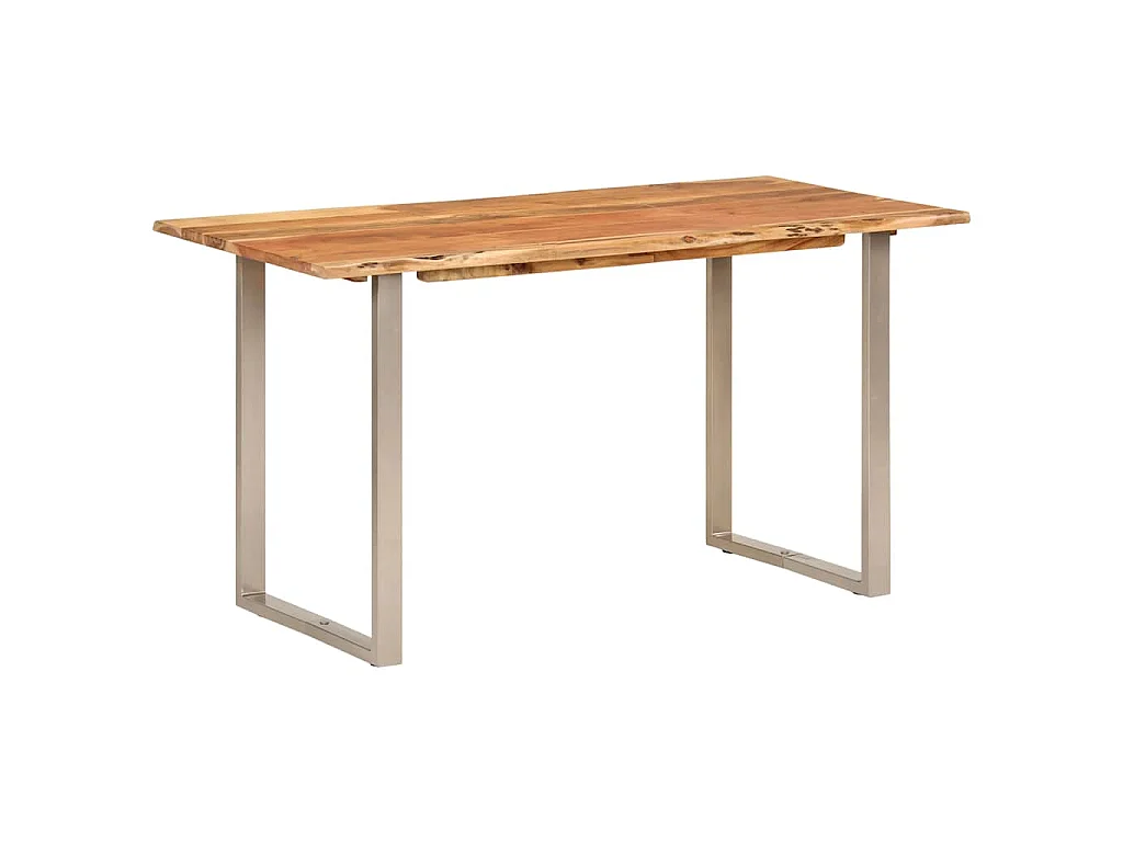 Table de salle à manger 140x70x76 cm Bois d'acacia solide