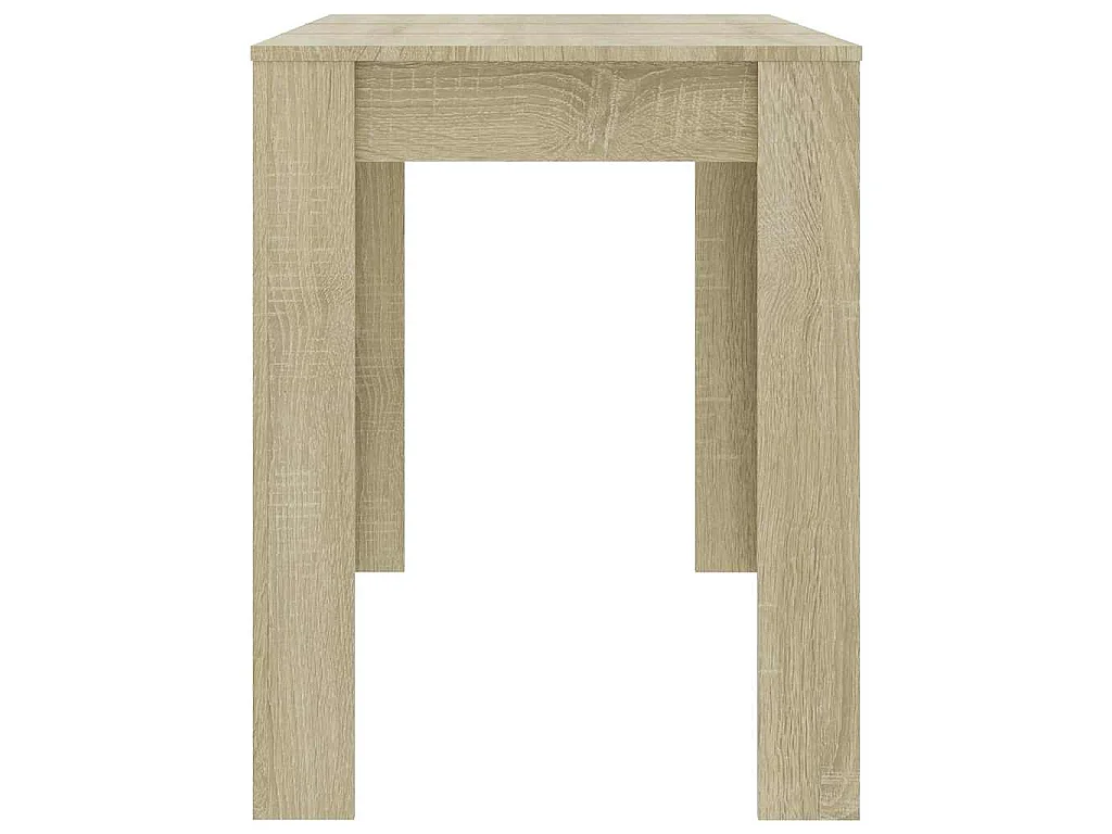 Table à manger Chêne sonoma 120x60x76 cm Bois d'ingénierie